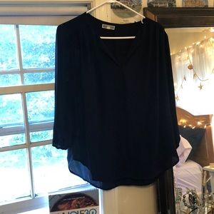 Navy Blouse